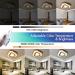 Wayluoung Dimmable LED Cloud Lamp | Modern 40cm Wood & Acrylic | 36W 3300LM | 3000K-6000K Remote Control | Perfect for Living Room Children's Room Kitchen & Home Office - Buy Online on GoSupps.com