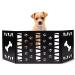 Free Standing Pet Gate | Pet Gate for Small Dogs | Free Standing Dog Gate for Stairs | Freestanding Dog Gates for Doorways | Freestanding Pet Gates for Dogs | Width 23.5-47 inch | Height 18.75 inch Paw Decor
