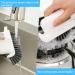 Crevice Cleaning Brush Hard Bristle Shower Cleaning Brush 3-in-1 Window Cleaning Brush with Detachable Scrapper Cleans Dead Corners Multi-Purpose Cleaning Brush for Window Sill Stove Sink - Buy Online on GoSupps.com