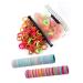 300 pieces of hair tie from Laicky for babies toddlers girls elastic black colorful small rubber bands ponytail holder not harmful to the hair (color C)