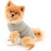 Paidful British Dog Shirt | Striped Cat Vest & Soft Cotton T-Shirt for Boys | Summer Clothing for Puppies Chihuahuas & Yorkies - XL Green - Buy Online on GoSupps.com
