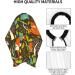 Professional Haircut Cape - Fox Flowers Hairdressing Salon Cape with Adjustable Snap Closure | International Shipping Available - Buy Online on GoSupps.com