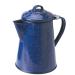 GSI Outdoors Enamel Coffee Pot to Store Hot Coffee, Tea for Camping & Farmhouse - 8 Cup Blue 8 cup
