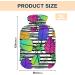 Mnsruu 2L Hot Water Bottle with Soft Cover - Colorful Leaves Design | Great Gift for Women & Kids - Perfect for Christmas - Buy Online on GoSupps.com