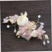 FRCOLOR Silk Yarn Hair Comb Wedding Hair Comb Bridal Hair Comb Bride Headpieces for Wedding Bridal Headpiece Comb for Bridal Tiara Hair Comb for Bride Accessories Pink Women's Shell - Buy Online on GoSupps.com