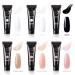 GELLEN Poly Nail Gel Kit - 6 Colors Extension Set for Acrylic Nails | Manicure Tools & Technician Starter Gift for Women - Buy Online on GoSupps.com