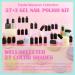 Buy Lavender Violets Gel Nail Polish Kit - 30 Soak-off UV LED Colors in Pink Brown White | Base Matte & Glossy Top Coat - Buy Online on GoSupps.com