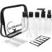 TSA Approved Travel Bottles & Toiletry Bag Set for Airplane - Vacation & Cruise Essentials (Model GG2) - Buy Online on GoSupps.com