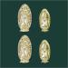 24pcs Religious Nail Charms Kit - San Judas Virgin Mary Cross 3D Nail Gems in Gold and Silver - Buddha Charms and Rhinestones for Nail Art - Buy Online on GoSupps.com
