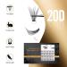 Lankiz 20D C Curl Single Eyelashes 8-14mm | 80 PCs Cluster Lashes for DIY Extensions | High-Quality Fake Lashes at Home - Buy Online on GoSupps.com