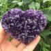 Natural Crystal Rough Natural Uruguay Amethyst geode Heart Quartz Crystal Cluster Heart Shape Healing Stones Wedding Gift - Buy Online on GoSupps.com