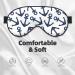 Navy Blue Anchor Sleep Mask Adjustable Double-Sided Eye Cover for Soft Sleep Perfect Shading & Eye Edema Reduction | International Shipping Available - Buy Online on GoSupps.com