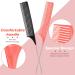 2-Piece Hair Styling Comb Set - Coloring, Highlighting, and Cutting - Black and Pink - Buy Online on GoSupps.com