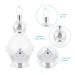 PLAFOPE 1pc Perfume Bottle Scented Cosmetic Sprayer Bottle Refillable Liquid Bottle Empty Perfume Container Mini Spray Bottle Humidifier Empty Glass Composite Material Perfume Rack Travel 9X4X4CM Silver - Buy Online on GoSupps.com
