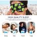 Haskirky Light Blocking Eye Mask - Breathable & Adjustable - For Adults - Ideal for Travel, Yoga, Meditation - Cute Green Frogs Design - Buy Online on GoSupps.com