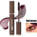 Coloured Waterproof Lash Mascara Highly Pigmented Coloured Mascara Long Lasting False Lash Effect Mascara Long Lasting Thick Smudge-Proof Natural Voluminous Telescopic Mascara (Brown 8ml) Brown 8 ml (Pack of 1) - Buy Online on GoSupps.com
