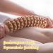 Bounabay Wooden Massage Roller - Abdominal & Body Relief Device for Neck Legs & Back | Best Massage Roller with Handle - Buy Online on GoSupps.com
