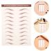 6feuilles Sourcils Autocollants Temporaires pour Maquillage Adh sifs Imperm ables D coller pour Modeler Sourcils Femmes - Buy Online on GoSupps.com