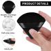 Triangle Powder Puff Makeup Sponge Set - Soft Velour Powders Puffs for Mineral Powder, Body & Loose Powder - Black, 2 Pcs - Buy Online on GoSupps.com