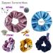 ZOSTLAND Hidden Pocket Velvet Scrunchie with Zipper - 3pcs Multicolour - Buy Online on GoSupps.com