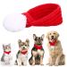 Naler Dog Christmas Scarf Christmas Costume Dog Clothes Pet Christmas Scarf Christmas Scarf Red Dog Costume Small S
