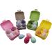 BELLA BY COSMOS Makeup Sponge Beauty Blender - Multi Colored 4 pcs Reusable and Washable Foundation and other Cosmetics Blending Sponges Set Flawless Makeup Applicator for Liquid Creams and Powder (Purple) Multi-colored purple - Buy Online on GoSupps.com