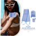 minkissy 1 Set Gloves Self Tanning Mitten Applicator Lotion Applicator for Back Lotion Back Applicator for Tanning Lotion Back Applicator for Women Flocking Fingerless - Buy Online on GoSupps.com