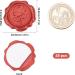 CRASPIRE Adhesive Wax Seal Stickers 25PCS Red Rose Wax Seal Sticker for Envelopes Decorative Stamp Stickers Envelope Stickers for Wedding Invitation Craft Scrapbook Party Gift Grapping R Rose Flower - Buy Online on GoSupps.com