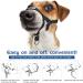 Pawaboo Dog Halver - Pet Safe Control for Dog Training | Adjustable Nylon Reflective Harness for Medium Dogs - Black - Buy Online on GoSupps.com