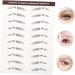 FOMIYES 24 Pcs Eyebrow Stickers Black Stickers Bionic Eyebrow Imitation Eyebrow Sticker Eyebrow Trimming 3d - Buy Online on GoSupps.com
