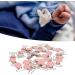 30-Pack Pink Galvanized Pacifier Clips - Perfect for Crafting & DIY Projects - Buy Online on GoSupps.com