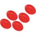 Verdant Touch Hand Massage Ball Set - 5 Silicone Handleballs for Wrist Exercise & Strength Training - Red Egg Shape - Buy Online on GoSupps.com