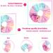 IVARYSS Tie Dye Velvet Scrunchies 12 Pcs Set - Cute Rainbow Ponytail Holders for Girls and Women - Buy Online on GoSupps.com