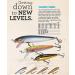 Rebel Lures Tracdown Minnow Slow-Sinking Crankbait Fishing Lure - Slick Brown Trout 1 5/8 3/32 oz - Ideal for Bass, Trout, and Walleye - Buy Online on GoSupps.com