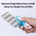 Portable Pill Taker Remover | Effortless Tablet Popper for Blister Packs | Quick & Easy Pill Extraction Tool - Transparent - Buy Online on GoSupps.com