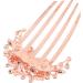 Ipetboom Rhinestone Hair Accessories Hairpin Flower Claw Clips Hair Combs Hair Insert Comb Wedding White Cotton Gloves Rhinestone Comb Clip Tiara Miss Alloy Jewelry The Flowers - Buy Online on GoSupps.com
