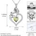 Cute Cat Necklace with Sparkling Zirconia Crystal Birthstone Pendant Necklace for Girls Womens White Gold Over 925 Sterling Silver Animal Necklace Birthstone Jewelry Sweet Present Girlfriend Sisters H August-Peridot - Buy Online on GoSupps.com