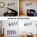 LIFKOME Sign Wall Decor Musical Note Pendant Decor Emblems Music Notes Silhouette Wall Art Home Wall Ornament Metal House Black 40x21.5cm - Buy Online on GoSupps.com