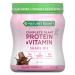 Nature's Bounty Optimal Solutions Complete Plant Protein & Vitamin Shake Mix with Fiber Plant Based Decadent Chocolate Chocolate 13 Ounce (Pack of 1)