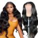Body Wave Lace Front Wigs Human Hair, 4x4 Lace Closure Human Hair Wigs for Black Women, 150% Density Brazilian Virgin Human Hair Wig Pre-Plucked with Baby Hair Natural Color (18 Inch, 4x4 Body Wave Lace Front Wig) 18 Inch …
