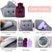Soft Plush Fluffy Cover Set for MOTONG Hot Water Bottle - Pain Relief for Waist, Back, and Menstrual Pain - Adjustable Waist Belt - Natural Rubber Water Bag - Grey+Purple+Purple - Buy Online on GoSupps.com