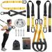 Home Resistance Training Kit Resistance Trainer Exercise Straps with Handles Door Anchor Training Guide Bodyweight Resistance Straps for Full-Body Workout for Home Gym.