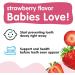 Foam Kids Toddler Toothpaste | Anti-Cavity Mousse | Fluoride-Free U-Shaped Toothbrush | Soda Strawberry Flavor - Ages 3 and Up - Buy Online on GoSupps.com