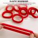 60-piece Set Of Red Hairbands With 20 Red Hairpins Elastic Hairbands Replacement Hairbands Red Headbands Elastic Rubber Bands Simple Hair Accessories Suitable For Ponytails And Braids - Buy Online on GoSupps.com