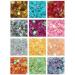 Demarkt 12 color full five-pointed star sequins nail design glitter nail art