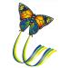 Paul G nther 1151 - Inside krache butterfly colorful kite made of high -quality polyester and fiberglass bars with diaper handle and cord approx. 95 x 63 cm in size