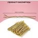 Enselling Hair Grips Pack of 150-5cm - Crimped Blonde Bobby Pins for Women Girls and Hairdressing Salons -Perfect for Thick Thin & Curly Hair Styling - Reusable Box (Golden Pack of 150) - Buy Online on GoSupps.com