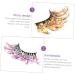 minkissy 5 Pairs Colored False Eyelashes Long Eyelashes for Halloween Lashes with Glitter Dramatic False Eyelashes Lashes with Color False Lash Chemical Fiber 3d European and American - Buy Online on GoSupps.com