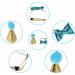 Dog Birthday Hat & Collar Set - Reusable Light Blue Party Accessories for Pets - Perfect for Puppies & Cats - Buy Online on GoSupps.com