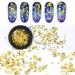 Katfan 3D Gold Nail Studs Gems Rhinestones Pearls Beads Charms Micro Art Decoration - Moon Stars - 2 Boxes - Buy Online on GoSupps.com